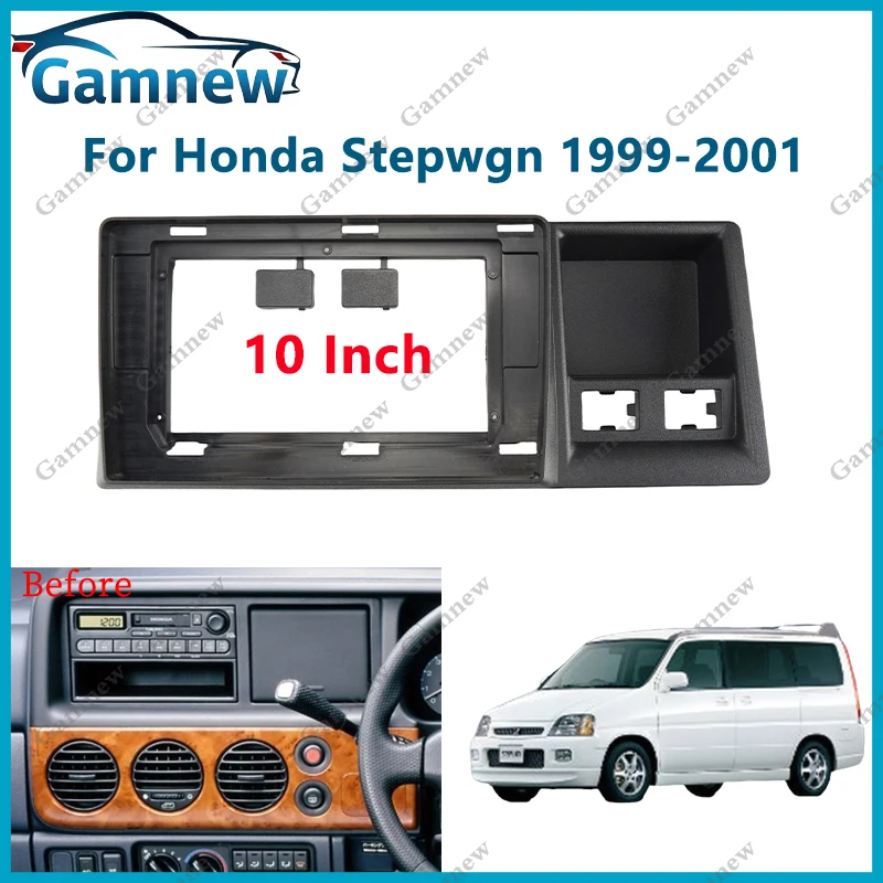 10 Inch Car Frame Fascia Adapter Android Radio Dash Fitting Panel Kit For Honda Stepwgn 1999-2001
10 Inch Car Frame Fascia Adapter Android Radio Dash Fitting Panel Kit For Honda Stepwgn 1999-2001