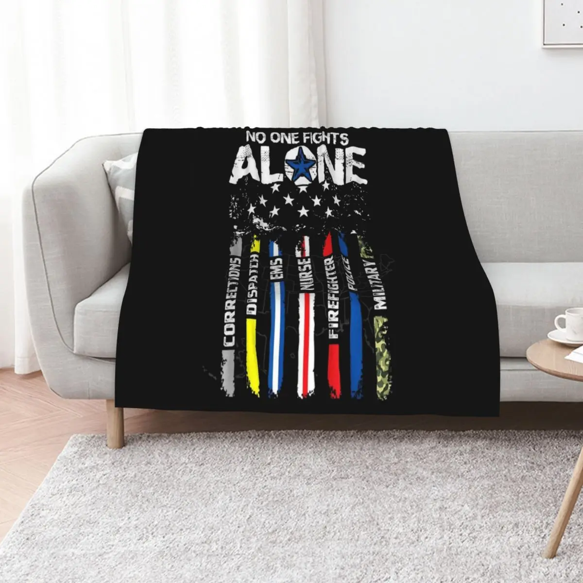 First Responders American Thin Line Police Fire Military EMS Throw Blanket Large Single Sofa Throw Quilt Blankets
First Responders American Thin Line Police Fire Military EMS Throw Blanket Large Single Sofa Throw Quilt Blankets