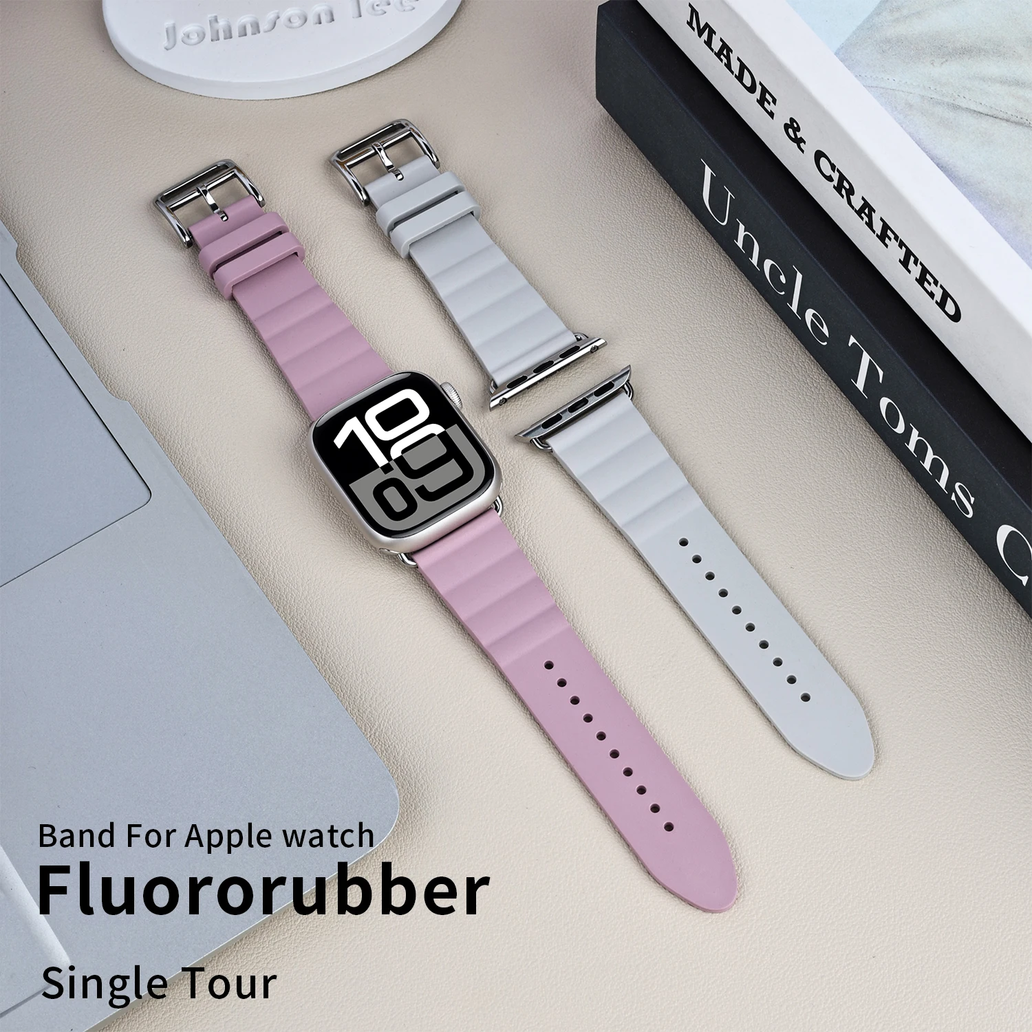 Kilim Single Tour Band Fluororubber For Iwatch Ultra 3 2 Apple Watch Series 11 10 9 8 7 6 5 Se 3 46mm 42mm 45mm 49MM Strap
Kilim Single Tour Band Fluororubber For Iwatch Ultra 3 2 Apple Watch Series 11 10 9 8 7 6 5 Se 3 46mm 42mm 45mm 49MM Strap