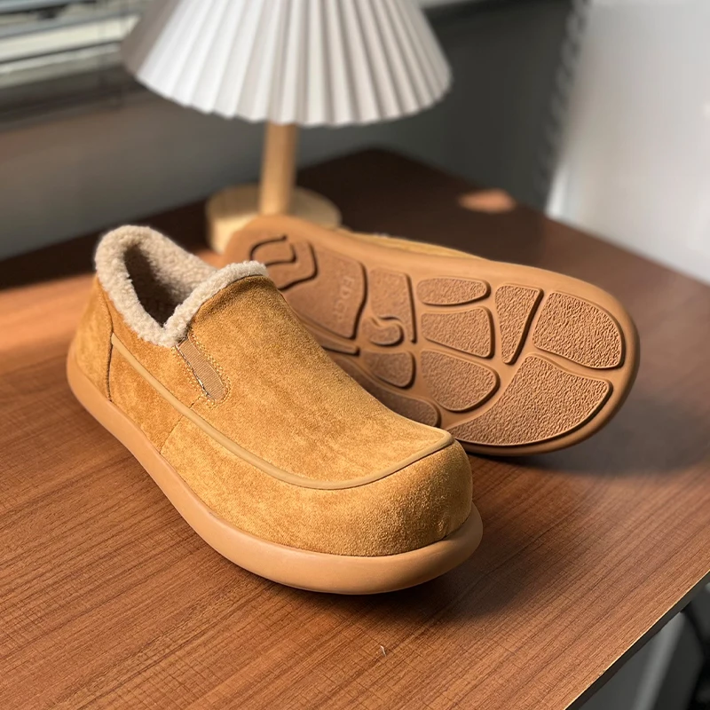 Мужские осенне-зимние повседневные ботинки на флисовой подкладке, теплые зимние сапоги для снега, морозостойкие рабочие ботинки для поездок на работу, ботинки на хлопковой подкладке
Мужские осенне-зимние повседневные ботинки на флисовой подкладке, теплые зимние сапоги для снега, морозостойкие рабочие ботинки для поездок на работу, ботинки на хлопковой подкладке