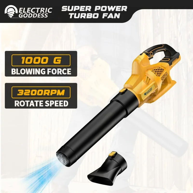 Electric Goddess Electric Air Blower Garden Cordless Vacuum Cleaner Leaf Blower Handheld For Dewalt 20V Battery Pin
Electric Goddess Electric Air Blower Garden Cordless Vacuum Cleaner Leaf Blower Handheld For Dewalt 20V Battery Pin