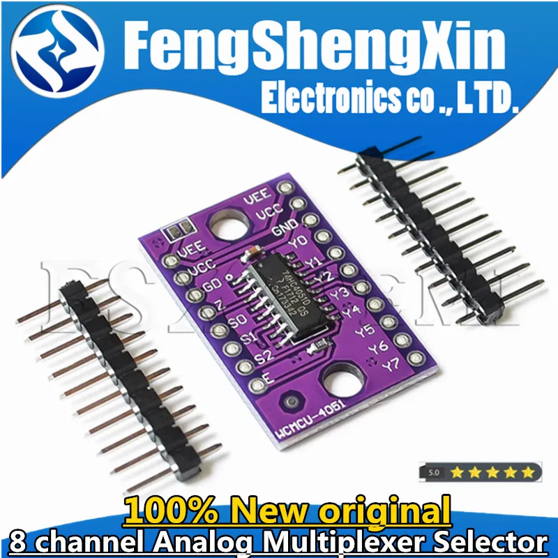 74HC4051 HC4051 8 channel Analog Multiplexer Selector Module Multiplexers Distributor Resolver For Arduino
74HC4051 HC4051 8 channel Analog Multiplexer Selector Module Multiplexers Distributor Resolver For Arduino