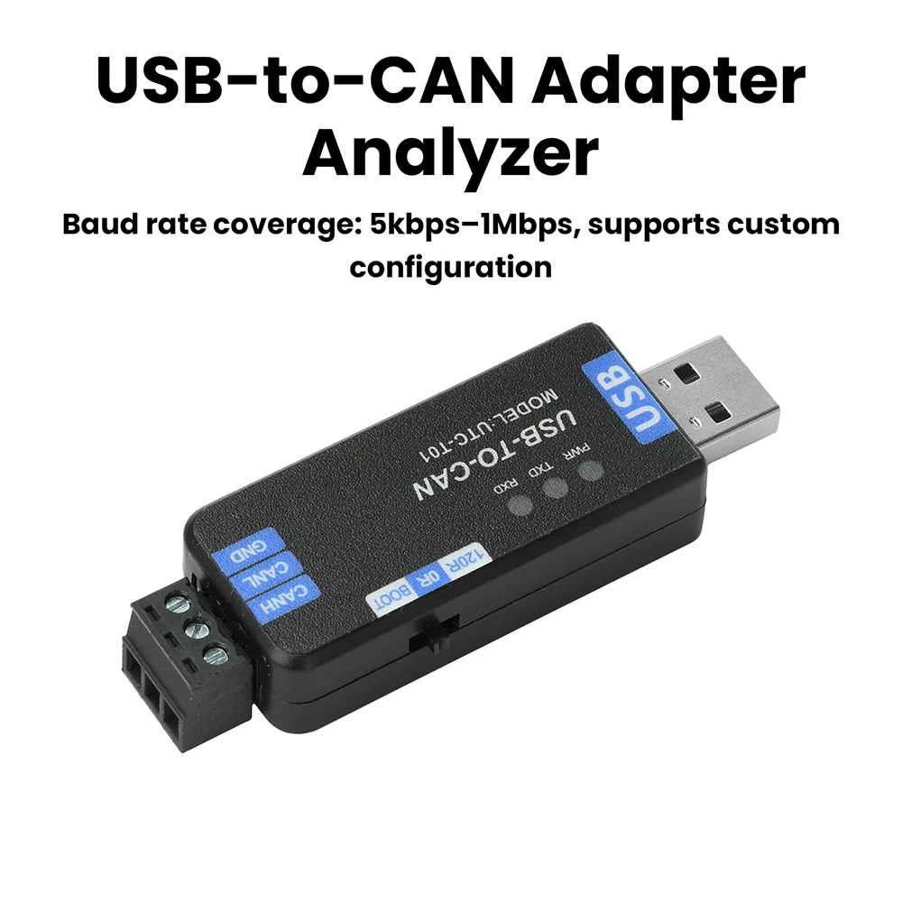 CAN-анализатор USB-CAN: Модуль USB-PCAN, адаптер USB-CAN, анализатор шины CAN, помощник для отладки, преобразователь сигналов для CAN-коммуникаций
CAN-анализатор USB-CAN: Модуль USB-PCAN, адаптер USB-CAN, анализатор шины CAN, помощник для отладки, преобразователь сигналов для CAN-коммуникаций