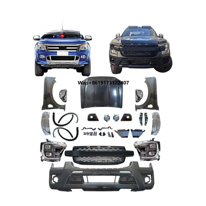High Quality Body Kit Headlight Grill 2012-2021 for Ranger T6 T7 T8 Upgrade 2022 Range T9 Wildtrak Bodykit
High Quality Body Kit Headlight Grill 2012-2021 for Ranger T6 T7 T8 Upgrade 2022 Range T9 Wildtrak Bodykit