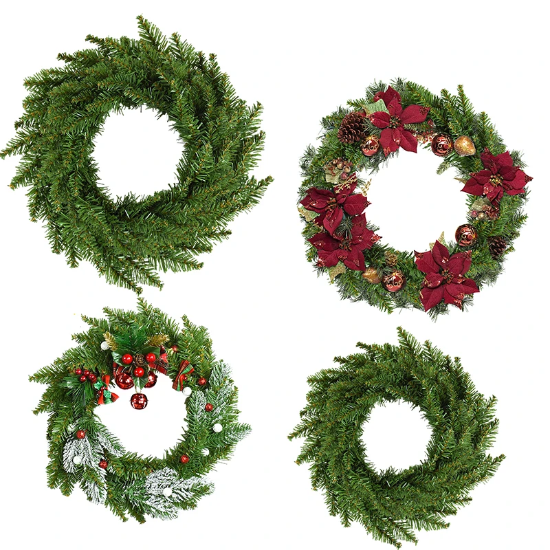 30/40cm Christmas Wreath Artificial Pine Needles Plants Rattan Garland for Home Door Wall Hanging Decoration Xmas Tree Ornaments
30/40cm Christmas Wreath Artificial Pine Needles Plants Rattan Garland for Home Door Wall Hanging Decoration Xmas Tree Ornaments
