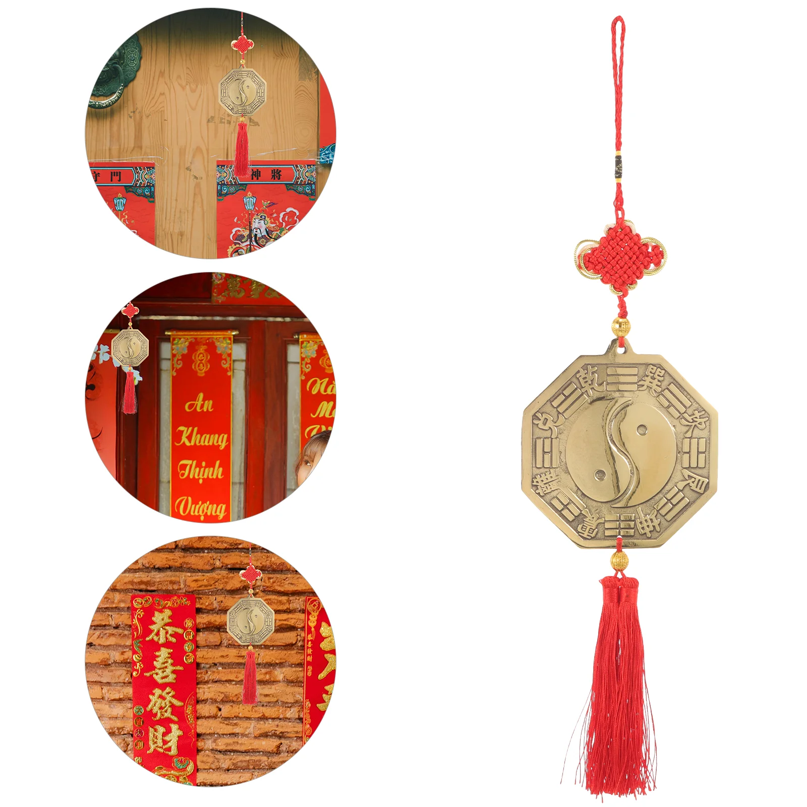 Copper Bagua Decor 12 3cm Diameter Convex Yin Yang Fish Hanging nament Home Shop Store Auspicious Decoration Chinese Style
Copper Bagua Decor 12 3cm Diameter Convex Yin Yang Fish Hanging nament Home Shop Store Auspicious Decoration Chinese Style