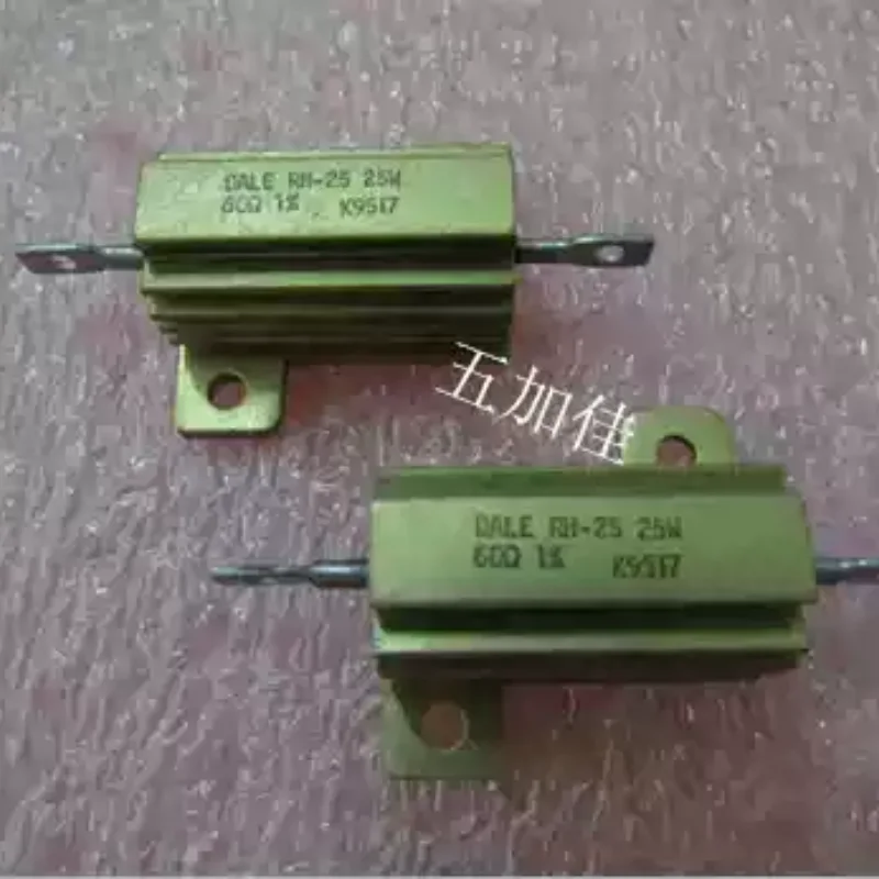 3-10pcs 60 Ω 60R RH-25 1% 25W brand new imported aluminum shell resistor
3-10pcs 60 Ω 60R RH-25 1% 25W brand new imported aluminum shell resistor