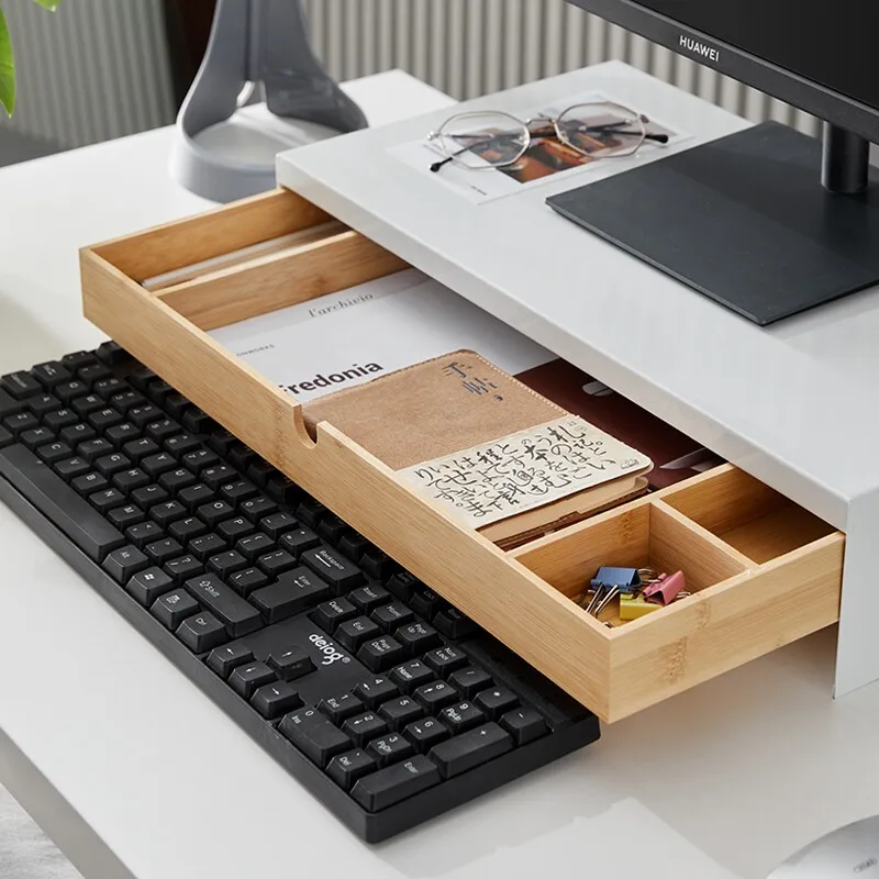 Simple Monitor Riser with Drawer Desktop PC Base Stationery Storage Keyboard Desk Shelf Space Saving Office Organizer Box
Simple Monitor Riser with Drawer Desktop PC Base Stationery Storage Keyboard Desk Shelf Space Saving Office Organizer Box