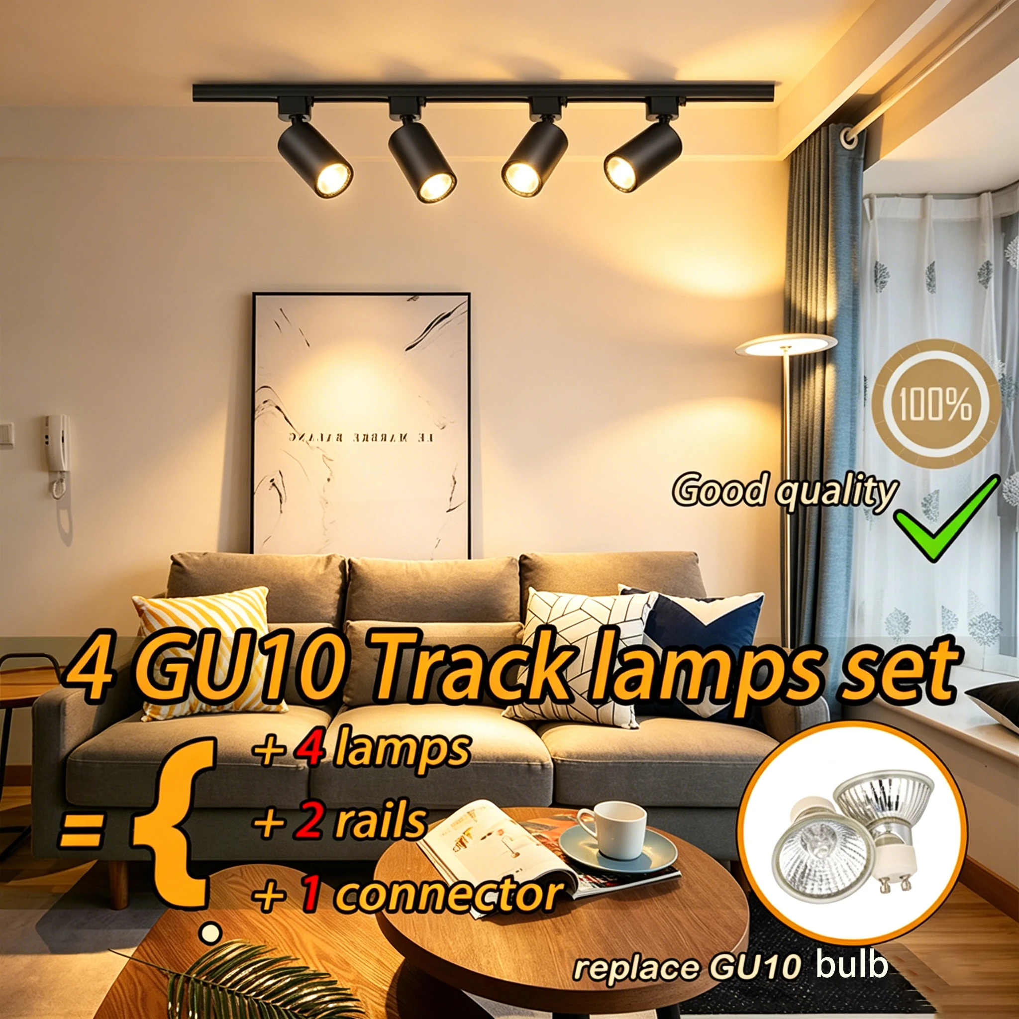 gu10 Track Light Smart Home Replace Dimming Bulb Spotlights Rail Lighting Kitchen Spot Light Ceiling 110V Decor Light Fixture
gu10 Track Light Smart Home Replace Dimming Bulb Spotlights Rail Lighting Kitchen Spot Light Ceiling 110V Decor Light Fixture