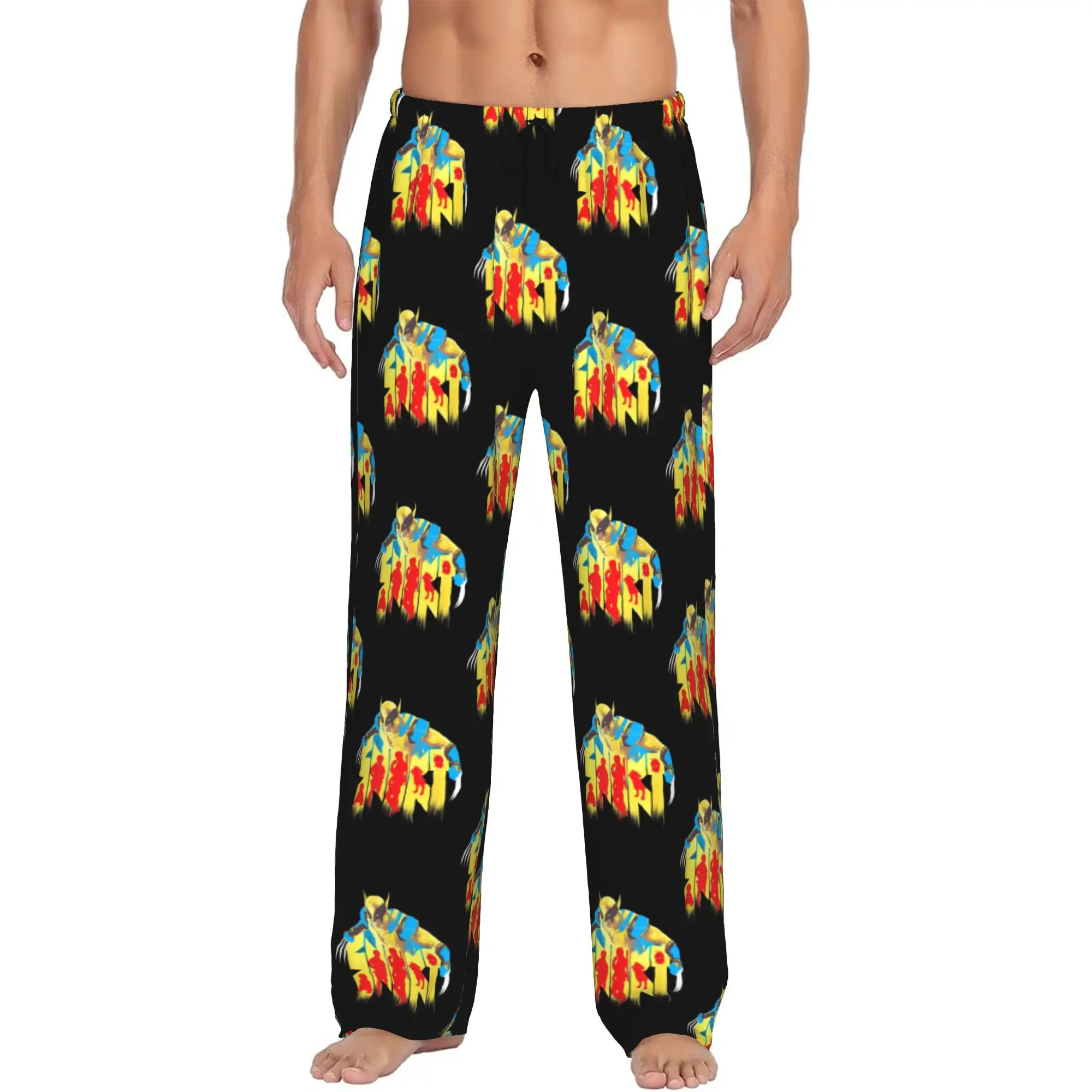 Custom W-Wolverine Comic Wallpaper Pajama Pants Men's Lounge Sleep Stretch Sleepwear Bottoms with Pockets
Custom W-Wolverine Comic Wallpaper Pajama Pants Men's Lounge Sleep Stretch Sleepwear Bottoms with Pockets