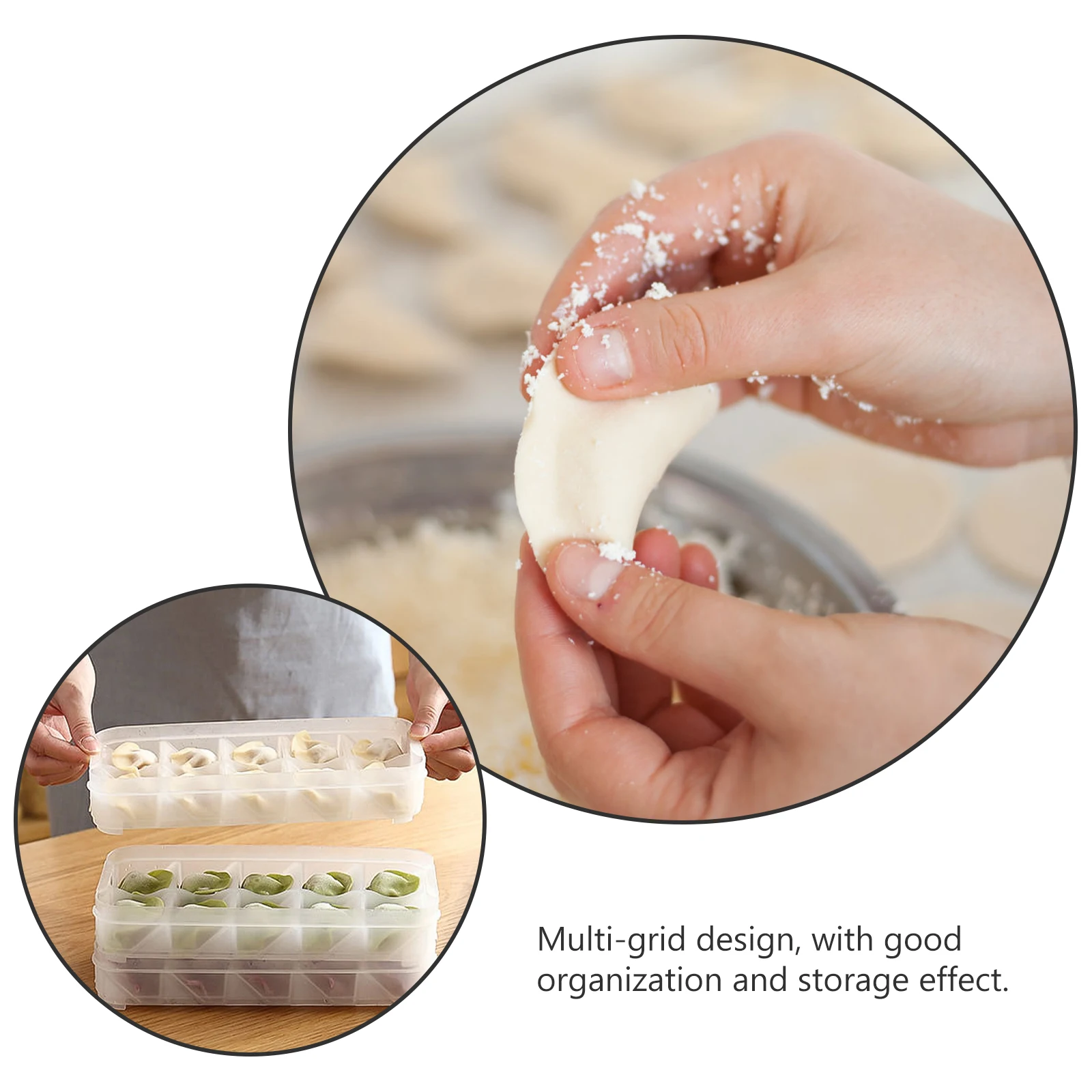 1pc Double Layer Food Storage Box Separate Grid Design Airtight Lid Eco Friendly Easy to Clean Kitchen Freezer Organizer
1pc Double Layer Food Storage Box Separate Grid Design Airtight Lid Eco Friendly Easy to Clean Kitchen Freezer Organizer