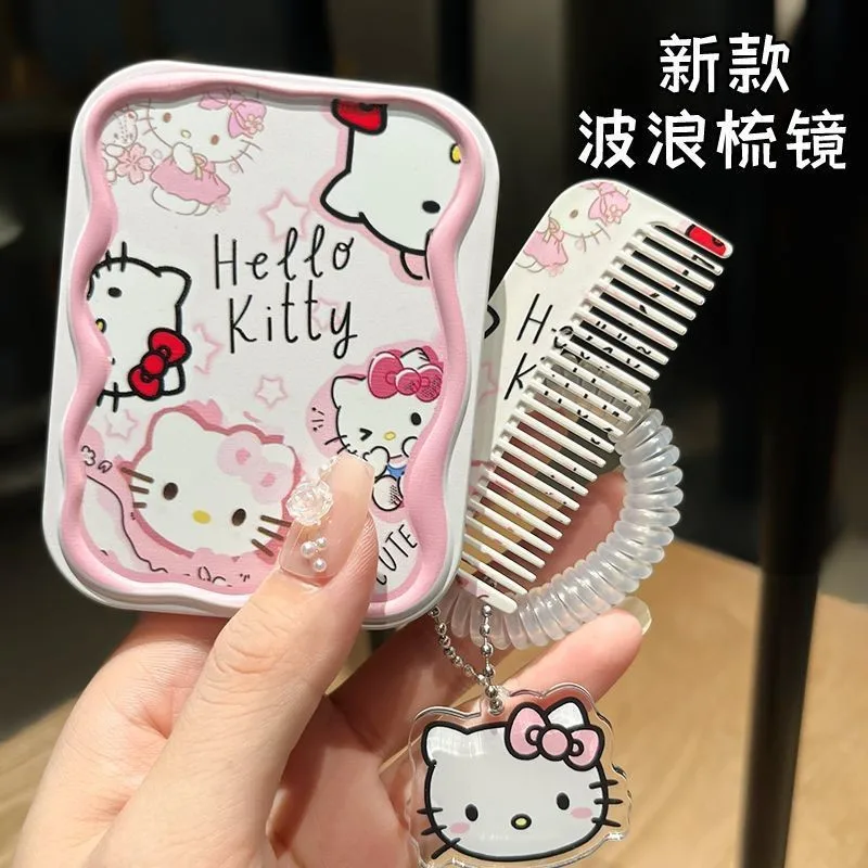 Anime Sanrio Hello Kitty Ins Small Mirror Makeup Mirror Portable Folding Makeup Mirror Comb Set Pocket Mirrors Accessory Gift
Anime Sanrio Hello Kitty Ins Small Mirror Makeup Mirror Portable Folding Makeup Mirror Comb Set Pocket Mirrors Accessory Gift