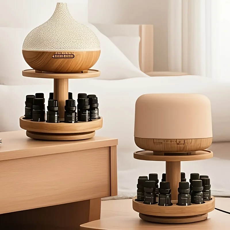 Retro Style Double-layer Wooden Essential Oil Display Rack Rotatable Essential Oil Storage Rack Desktop Decor Home Organization
Retro Style Double-layer Wooden Essential Oil Display Rack Rotatable Essential Oil Storage Rack Desktop Decor Home Organization
