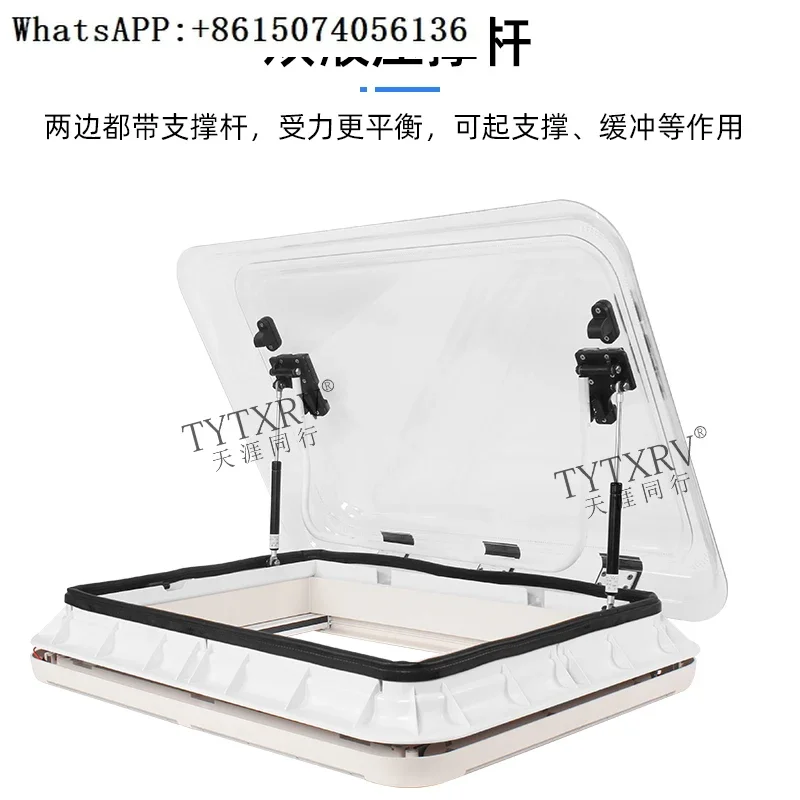 RV sunroof modification accessories, sunroof acrylic transparent strip light, mosquito proof and sunshade
RV sunroof modification accessories, sunroof acrylic transparent strip light, mosquito proof and sunshade
