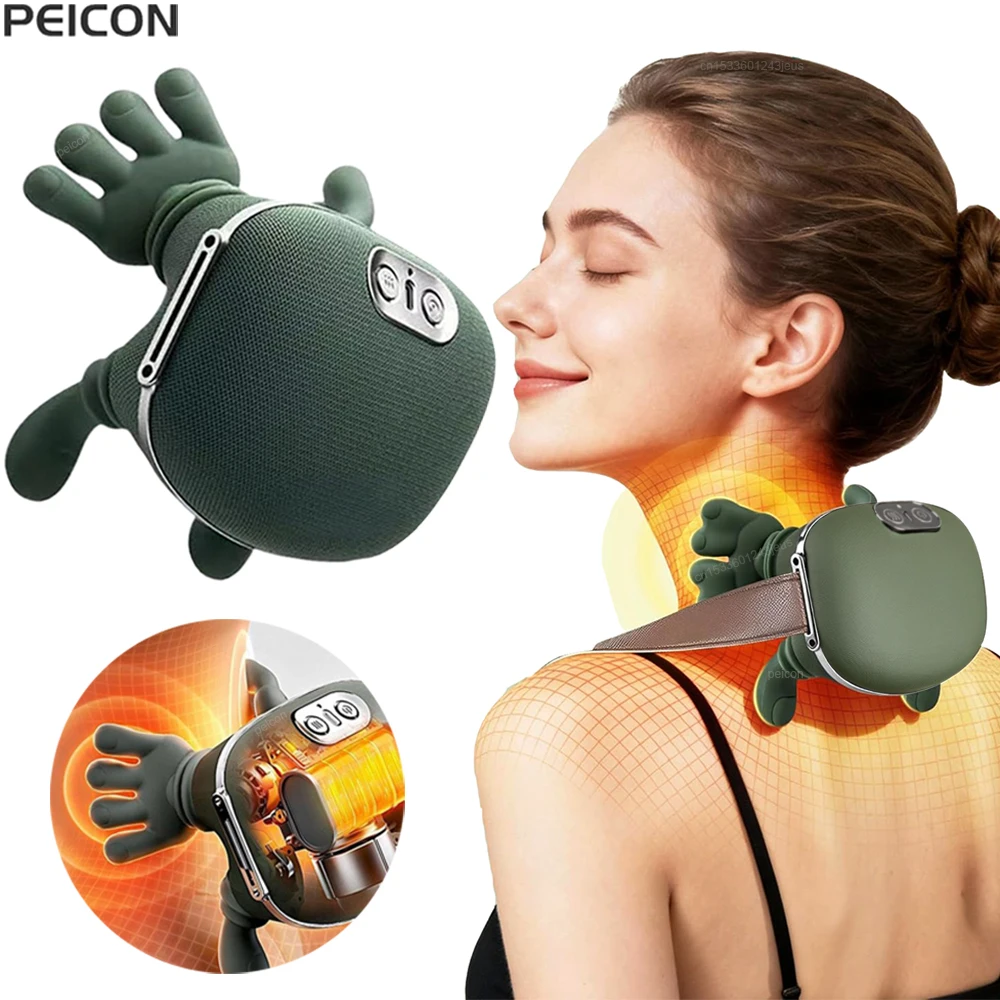 Массажер для шеи, электрический массажер для шеи, нагревательное устройство для массажа шеи, массажер для мышц, портативный массажер для шеи, плеч
Массажер для шеи, электрический массажер для шеи, нагревательное устройство для массажа шеи, массажер для мышц, портативный массажер для шеи, плеч