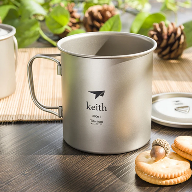 Титановая кружка Keith 600 мл, сверхлегкая посуда для напитков на открытом воздухе, титановая чашка для воды, дорожная кружка со складной ручкой Ti3207
Титановая кружка Keith 600 мл, сверхлегкая посуда для напитков на открытом воздухе, титановая чашка для воды, дорожная кружка со складной ручкой Ti3207