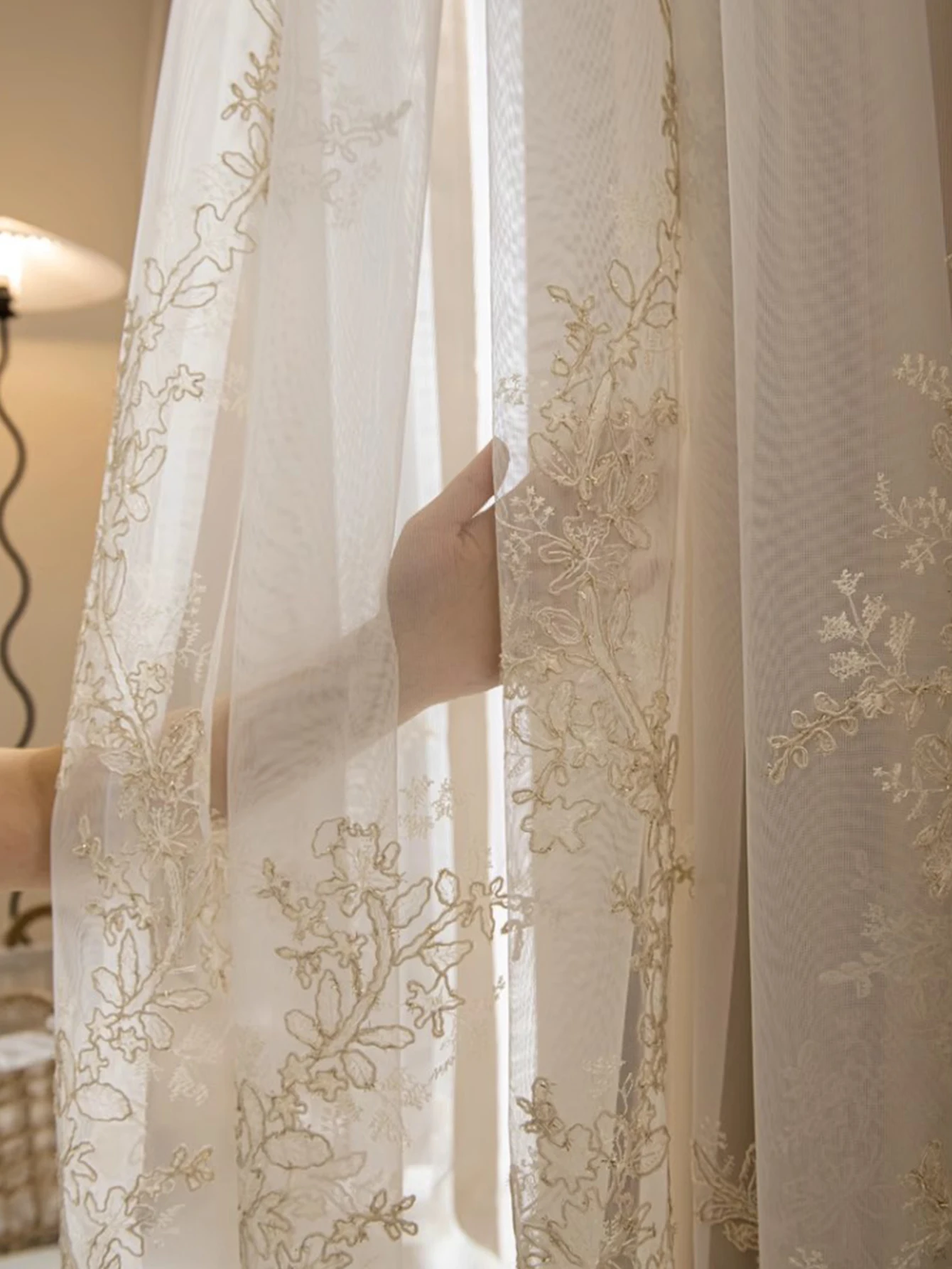 1pc Double Layer Embroidery Curtain Blackout Curtain Window Drapes Curtains for Bedroom Living room sliding Door Home Decor
1pc Double Layer Embroidery Curtain Blackout Curtain Window Drapes Curtains for Bedroom Living room sliding Door Home Decor