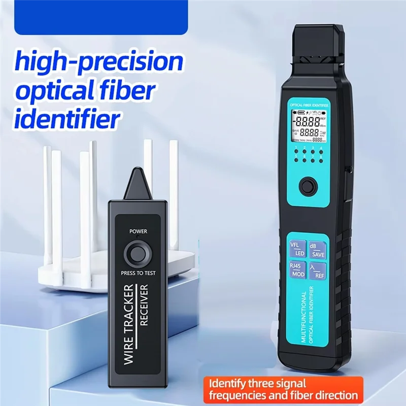 B04B-A-50 Active Optical Fiber Identifier+Wire Tracker 30Mw Visual Fault Locator With Fiber Cable Tester Detector
B04B-A-50 Active Optical Fiber Identifier+Wire Tracker 30Mw Visual Fault Locator With Fiber Cable Tester Detector
