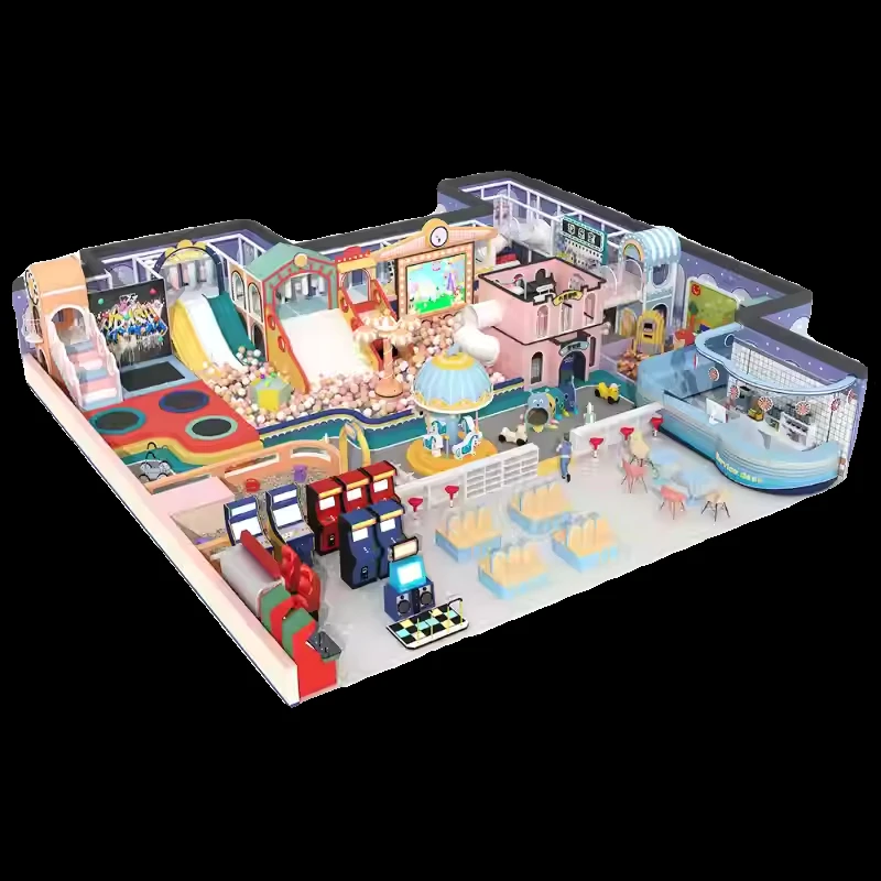Indoor small naughty castle children's playground internet famous amusement facilities
Indoor small naughty castle children's playground internet famous amusement facilities