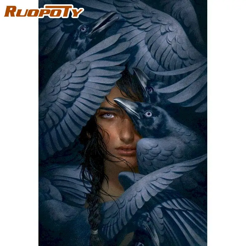 RUOPOTY Diy фотообои для Aldult рисование на холсте Ручная роспись домашний декор DIY Масляные картины по номерам Крылатая женщина
RUOPOTY Diy фотообои для Aldult рисование на холсте Ручная роспись домашний декор DIY Масляные картины по номерам Крылатая женщина
