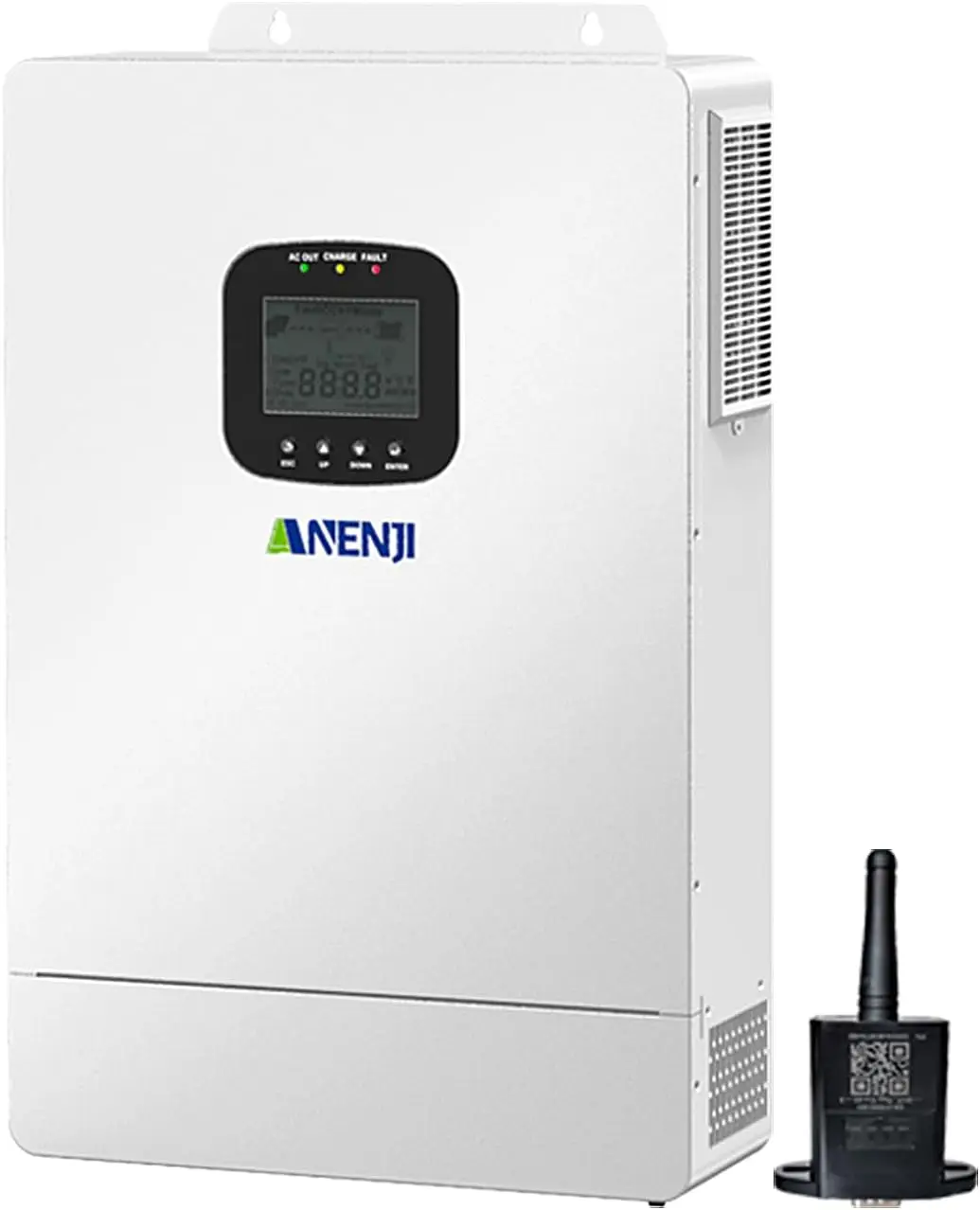 Hybrid Solar Inverter 48V 3600W,Built in 80A MPPT Solar Charger 300VDC,Support Parallel(6 Units) Pure Sine Wave Off-Grid+On-Grid
Hybrid Solar Inverter 48V 3600W,Built in 80A MPPT Solar Charger 300VDC,Support Parallel(6 Units) Pure Sine Wave Off-Grid+On-Grid