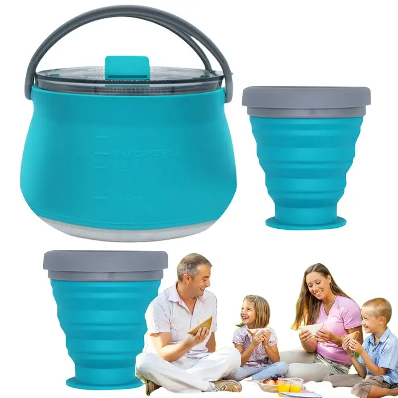 Foldable Kettle Travel Outdoor Tea Kettle Silicone Coffee Kettle Portable Water Boiler Hot Water Pot For Camping Hiking
Foldable Kettle Travel Outdoor Tea Kettle Silicone Coffee Kettle Portable Water Boiler Hot Water Pot For Camping Hiking