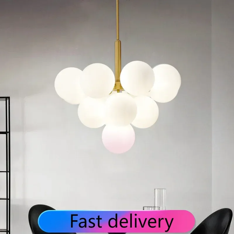 Luxury Glass LED Pendant Lights Modern Chandelier for Restaurant Kitchen Bedroom Desks Home Decor Hanging Lamp
Luxury Glass LED Pendant Lights Modern Chandelier for Restaurant Kitchen Bedroom Desks Home Decor Hanging Lamp