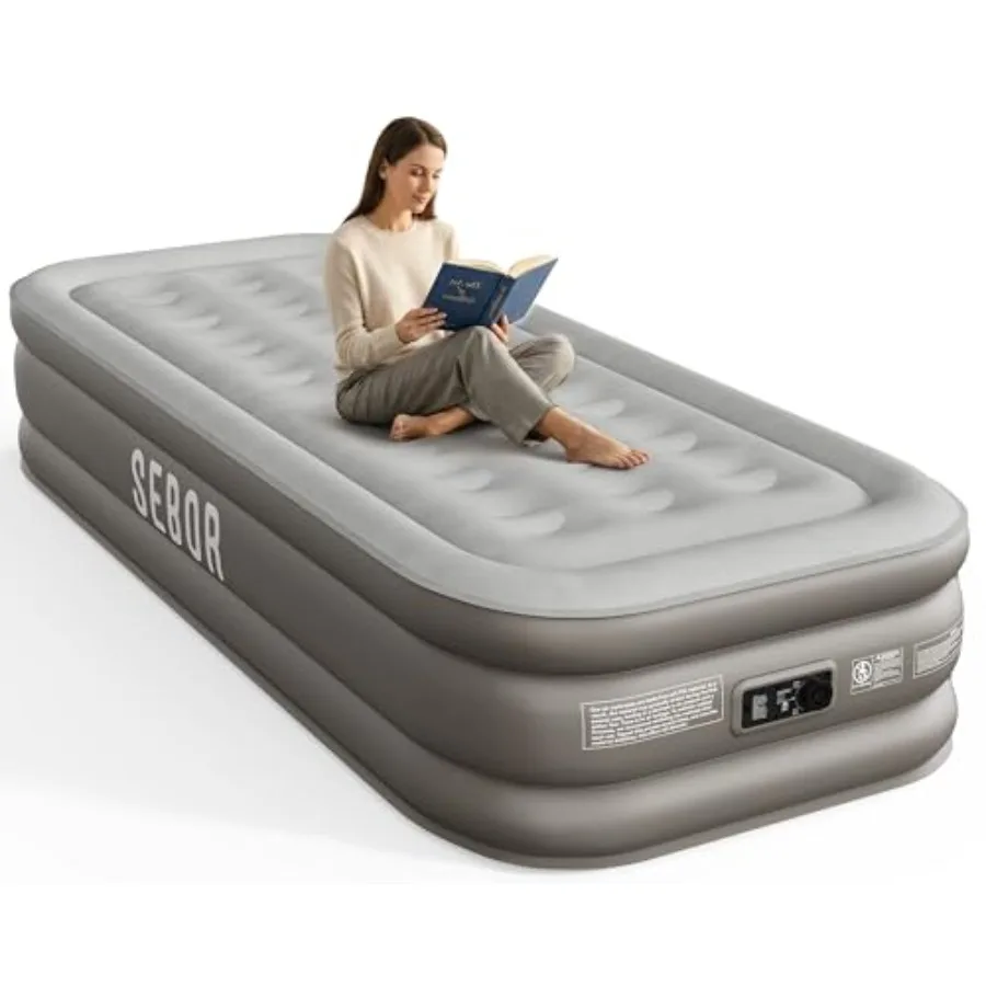 Air Mattress with Built-in Pump, Comfortable Self-Inflating Blow up Mattress with High-Speed Pump, Durable Twin Size Air Mattre
Air Mattress with Built-in Pump, Comfortable Self-Inflating Blow up Mattress with High-Speed Pump, Durable Twin Size Air Mattre