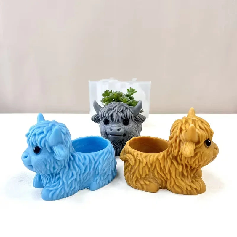 Высококачественная силиконовая форма для подсвечников из высокогорного яка, для эпоксидной смолы, DIY, для декора на Хэллоуин, в виде шотландской коровы, для цветочных горшков, для гипсовых украшений
Высококачественная силиконовая форма для подсвечников из высокогорного яка, для эпоксидной смолы, DIY, для декора на Хэллоуин, в виде шотландской коровы, для цветочных горшков, для гипсовых украшений