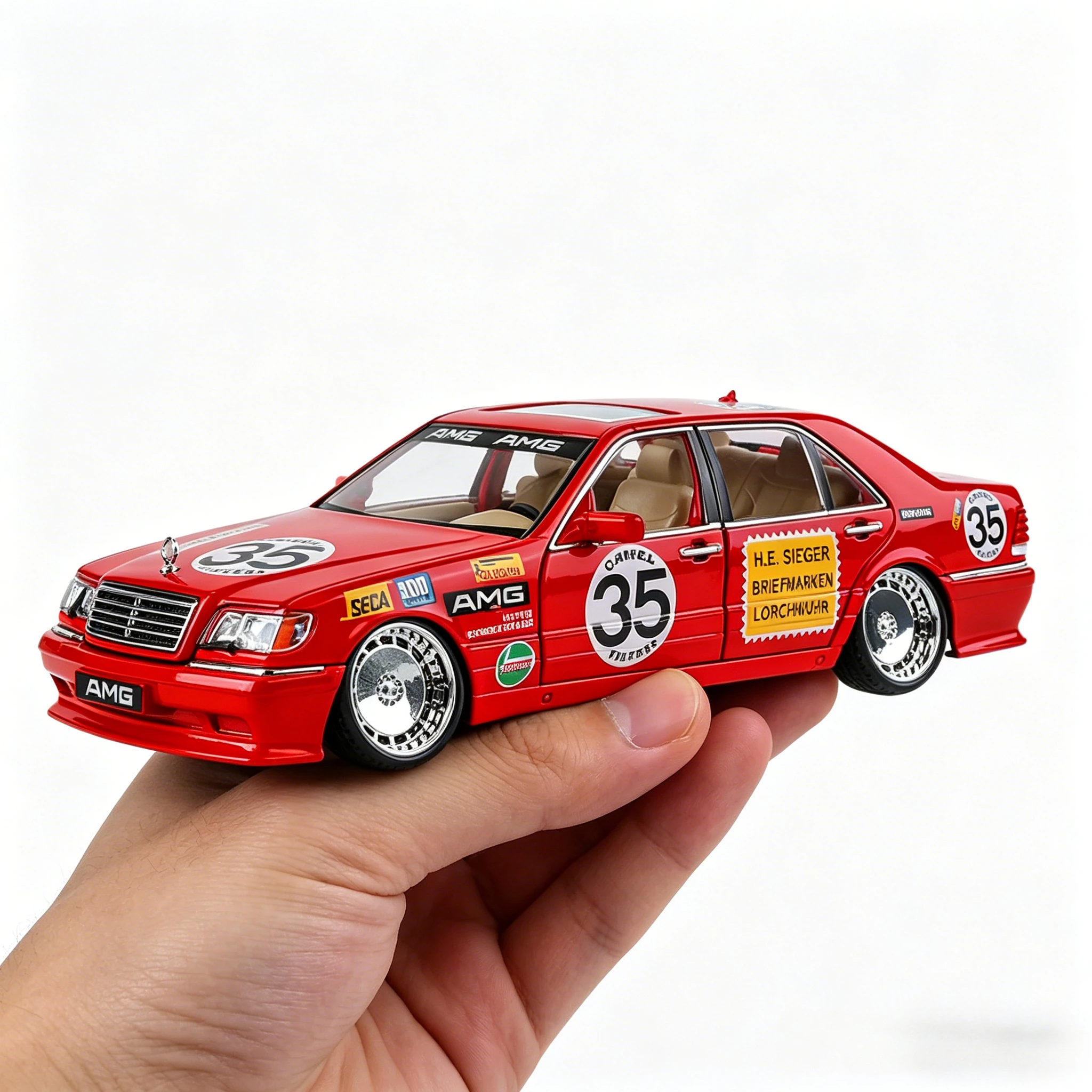1:24 W140 320SEL Modified Car Toy Models Alloy Diecast Sound Light Doors Opened Pull Back Shock Absorption for Boys Gifts
1:24 W140 320SEL Modified Car Toy Models Alloy Diecast Sound Light Doors Opened Pull Back Shock Absorption for Boys Gifts