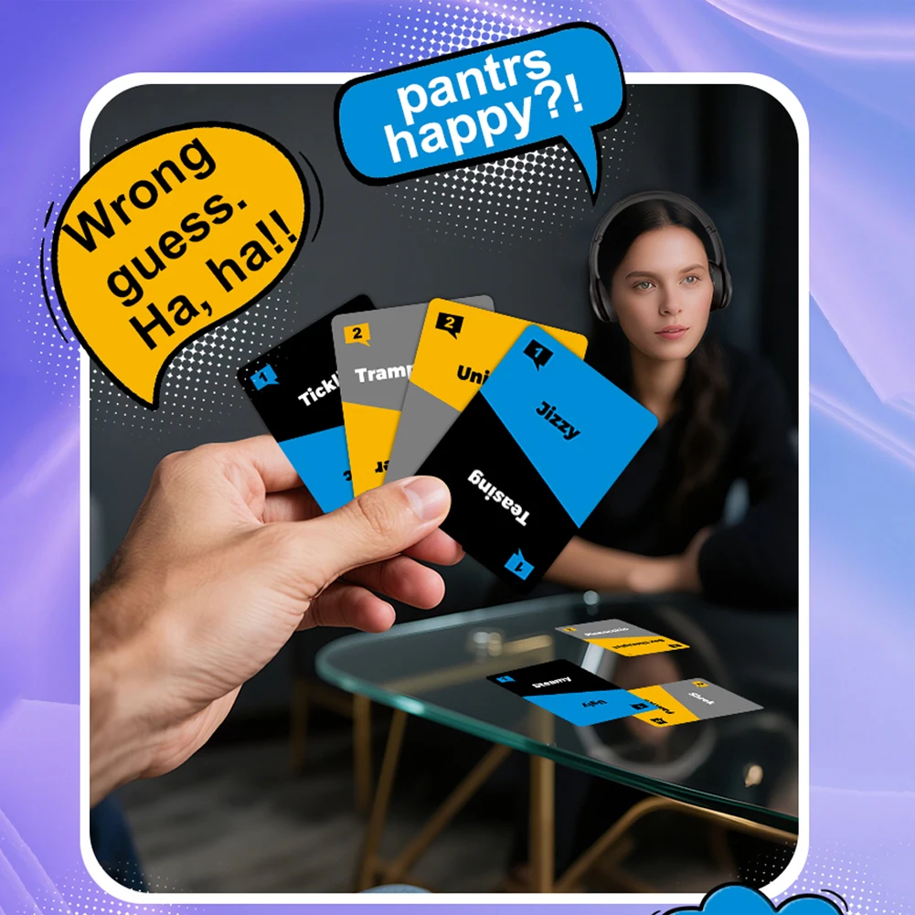 Настольная игра «Слухи и ложь» с наушниками — забавные комбинации фраз — карточная игра «Что она сказала» — включает 100 карточек для взрослых и друзей
Настольная игра «Слухи и ложь» с наушниками — забавные комбинации фраз — карточная игра «Что она сказала» — включает 100 карточек для взрослых и друзей