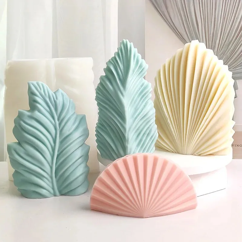 DIY Silicone Candle Mold Leaf Shape Scented Candle Resin Geometric Large Scallop Soap Wax Mold for Home Decor
DIY Silicone Candle Mold Leaf Shape Scented Candle Resin Geometric Large Scallop Soap Wax Mold for Home Decor