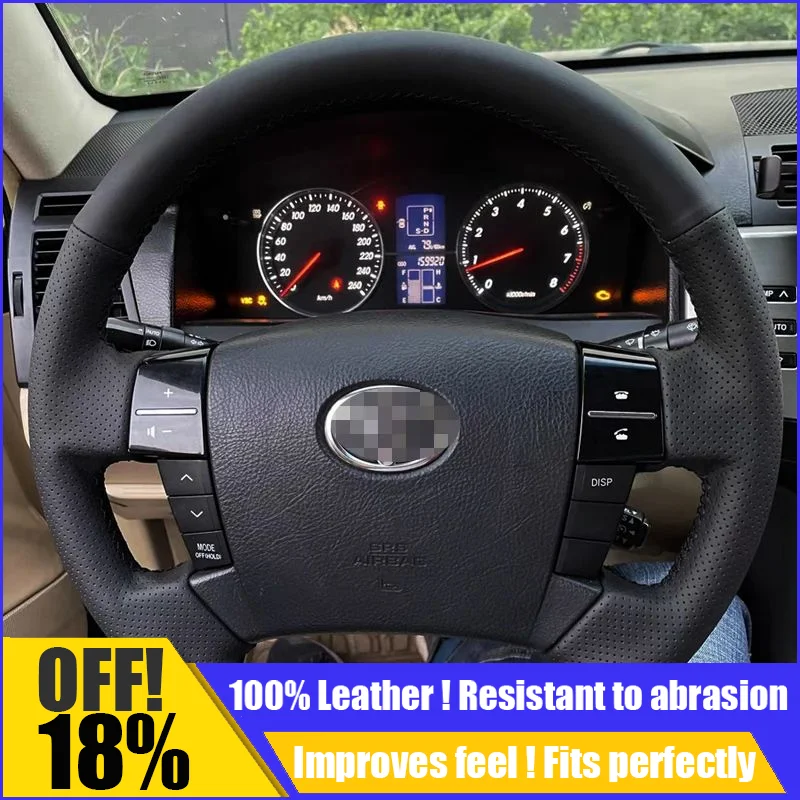 Leather Car Steering Wheel Cover Fit For Toyota MARK X REIZ Hand Sewing Custom Interior Diy Auto Car Accessories
Leather Car Steering Wheel Cover Fit For Toyota MARK X REIZ Hand Sewing Custom Interior Diy Auto Car Accessories