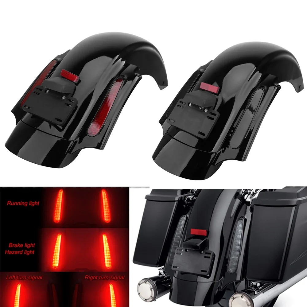 Motorcycle Rear Fender Mudguard LED Running Brake Tail Light For Harley Touring Road King Street Electra Glide FLTRX 2009-2013
Motorcycle Rear Fender Mudguard LED Running Brake Tail Light For Harley Touring Road King Street Electra Glide FLTRX 2009-2013