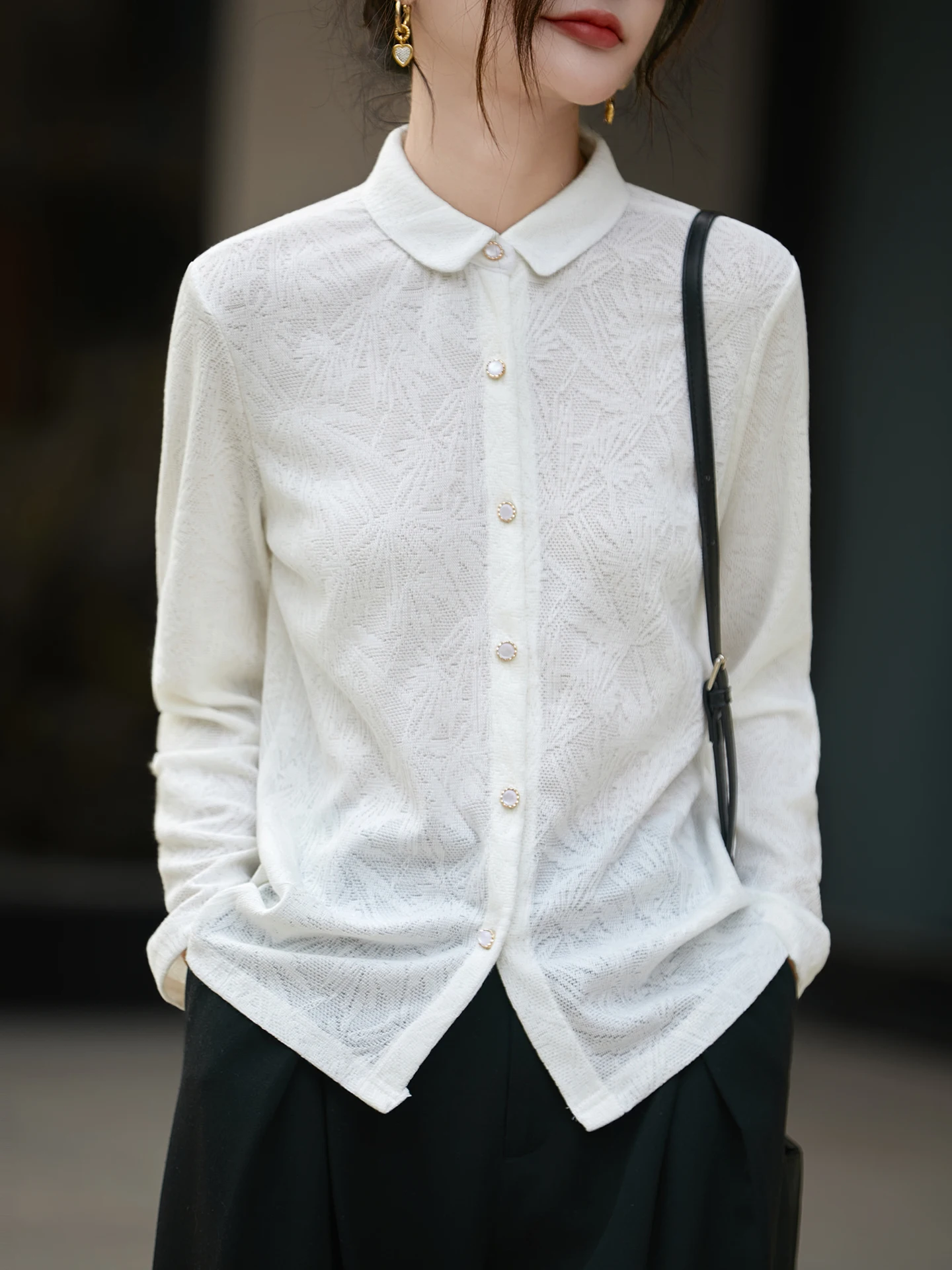 Autumn Winter Women's Knitted Woolen Cardigan Shirt Collar Collar Outerwear Turn-down Collar Coat Soft Regular Fit Warmth
Autumn Winter Women's Knitted Woolen Cardigan Shirt Collar Collar Outerwear Turn-down Collar Coat Soft Regular Fit Warmth