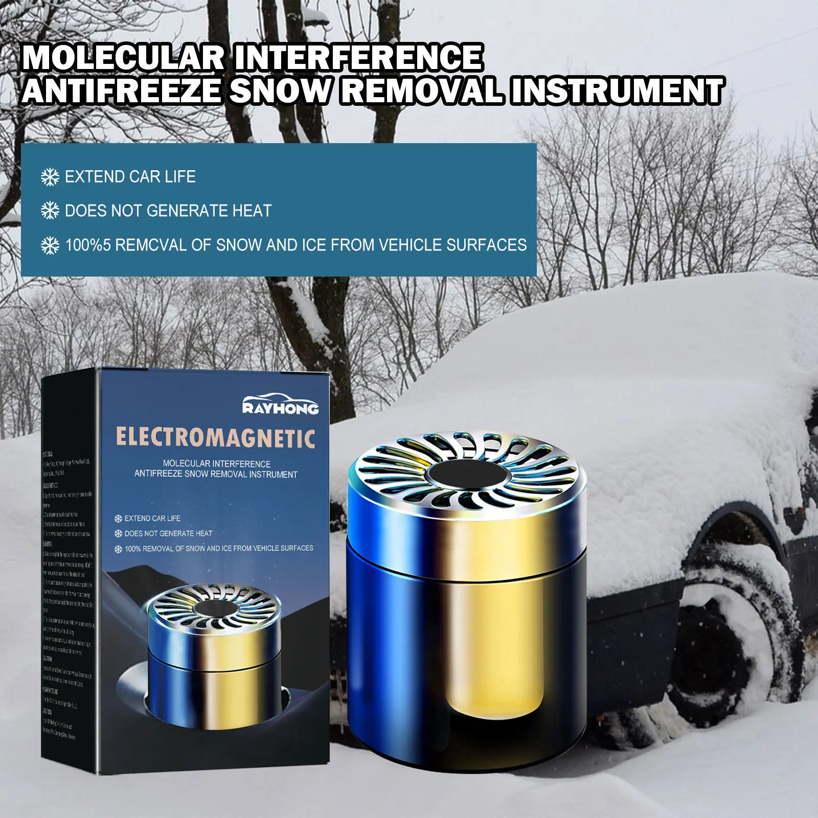 De-icer Car glass de-icing and snow removal tool Fast and portable car window de-icer
De-icer Car glass de-icing and snow removal tool Fast and portable car window de-icer