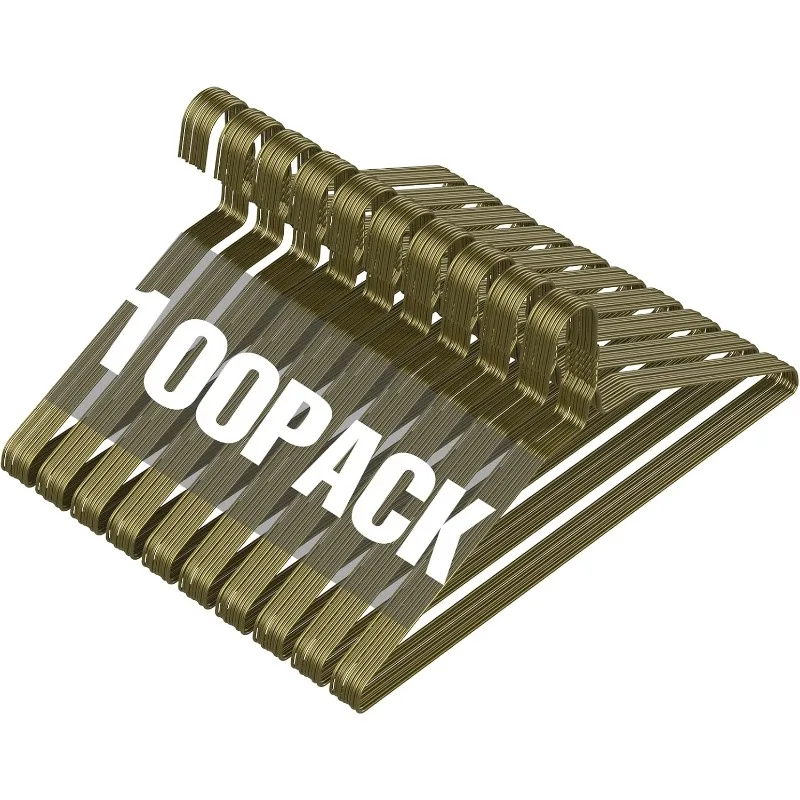 Wire Hangers 100 Pack, Metal Wire Clothes Hanger Bulk for Coats, Space Saving Metal Hangers Non Slip 16 Inch 12 Gauge Ultra
Wire Hangers 100 Pack, Metal Wire Clothes Hanger Bulk for Coats, Space Saving Metal Hangers Non Slip 16 Inch 12 Gauge Ultra