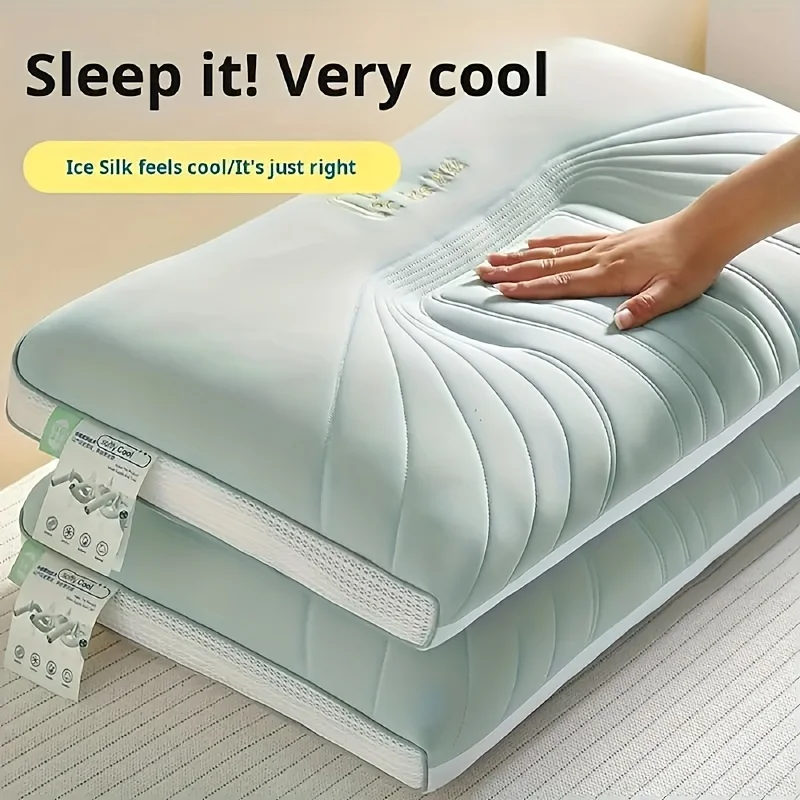 2-piece 3D Cooling Soft Neck Pillow, Suitable for Family Living Room, Bedroom, Dormitory, Throw Pillows
2-piece 3D Cooling Soft Neck Pillow, Suitable for Family Living Room, Bedroom, Dormitory, Throw Pillows