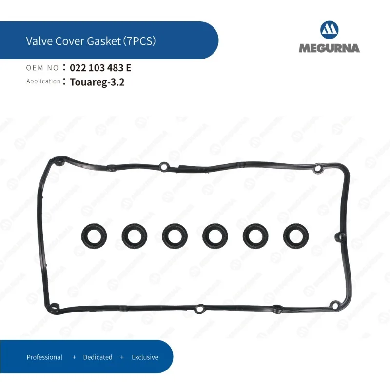 MEGURNA Engine Part Valve Cover Gasket set fit For Audi A3 TT VW Bora Golf Multivan Phaeton Sharan Car Accessories 022103483E
MEGURNA Engine Part Valve Cover Gasket set fit For Audi A3 TT VW Bora Golf Multivan Phaeton Sharan Car Accessories 022103483E