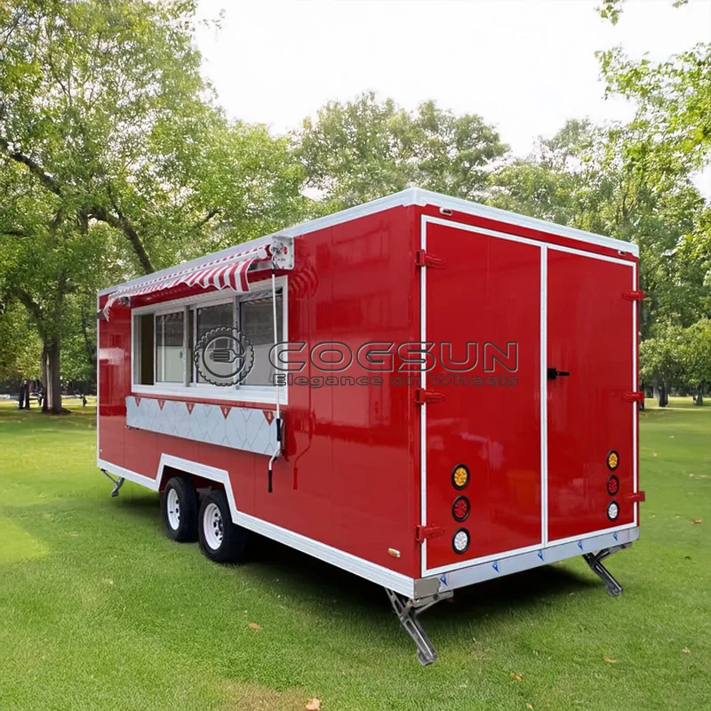 COGSUN Fully Equipped BBQ Food Truck with Smoker and Grill Ideal for Mobile BBQ Restaurants and Events
COGSUN Fully Equipped BBQ Food Truck with Smoker and Grill Ideal for Mobile BBQ Restaurants and Events