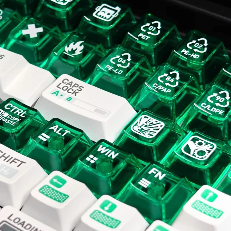 MiFuny 173 Keys Boundary Keycaps Chemistry 001 Theme CHERRY PBT Dye Sublimation Green Transparent Key Caps Mechanical Keyboard
MiFuny 173 Keys Boundary Keycaps Chemistry 001 Theme CHERRY PBT Dye Sublimation Green Transparent Key Caps Mechanical Keyboard