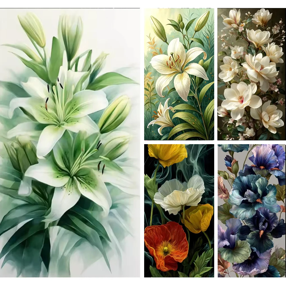 DIY 5D Diamond Painting Kit White Lily Bouquet Peony Planet Full Drill Diamond Art Mosaic Cross Stitch for Home Wall Decor Gift
DIY 5D Diamond Painting Kit White Lily Bouquet Peony Planet Full Drill Diamond Art Mosaic Cross Stitch for Home Wall Decor Gift