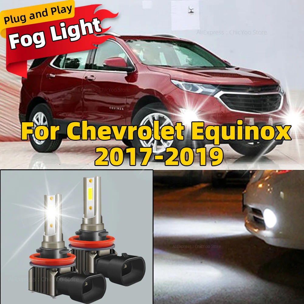 2Pcs LED 15000LM Car Fog Lamp 6000K Plug and Play Bulbs For Chevrolet Equinox 2017 2018 2019 Wireless Auto Light
2Pcs LED 15000LM Car Fog Lamp 6000K Plug and Play Bulbs For Chevrolet Equinox 2017 2018 2019 Wireless Auto Light