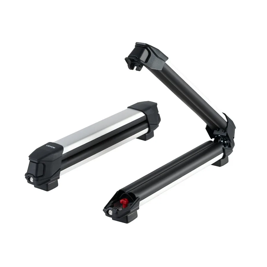 Ski Snowboard Roof Rack for 4 Skis or 2 Snowboards Aluminum Universal Car Roof Carrier with Lock and Rubber Padding Fits Most S
Ski Snowboard Roof Rack for 4 Skis or 2 Snowboards Aluminum Universal Car Roof Carrier with Lock and Rubber Padding Fits Most S