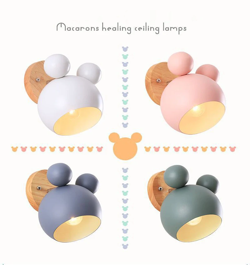 Nordic cartoon children's room wall lamp living room study dining table corridor creative cute bedroom bedside wall lamp
Nordic cartoon children's room wall lamp living room study dining table corridor creative cute bedroom bedside wall lamp