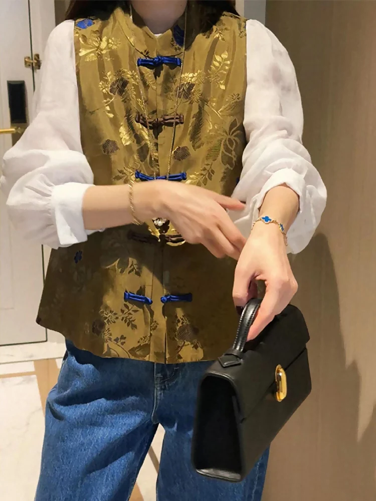 Новый китайский кардиган с цветочной вышивкой, винтажный дизайн, свободный крой, осенне-зимняя коллекция, трендовый топ для женщин
Новый китайский кардиган с цветочной вышивкой, винтажный дизайн, свободный крой, осенне-зимняя коллекция, трендовый топ для женщин