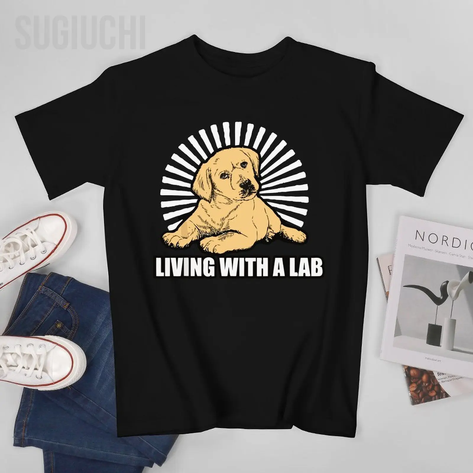 Мужская футболка Labrador Retriever Dogs Living With A LAB, футболки с круглым вырезом, короткая футболка из 100% хлопка для женщин и мальчиков, унисекс
Мужская футболка Labrador Retriever Dogs Living With A LAB, футболки с круглым вырезом, короткая футболка из 100% хлопка для женщин и мальчиков, унисекс