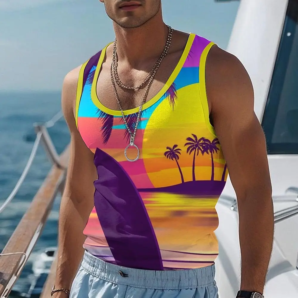 3D Print Colorful Tank Tops For Men Women Summer Outdoor Seaside Holiday Casual Sleeveless Vest Loose Round Neck Unisex Clothing
3D Print Colorful Tank Tops For Men Women Summer Outdoor Seaside Holiday Casual Sleeveless Vest Loose Round Neck Unisex Clothing