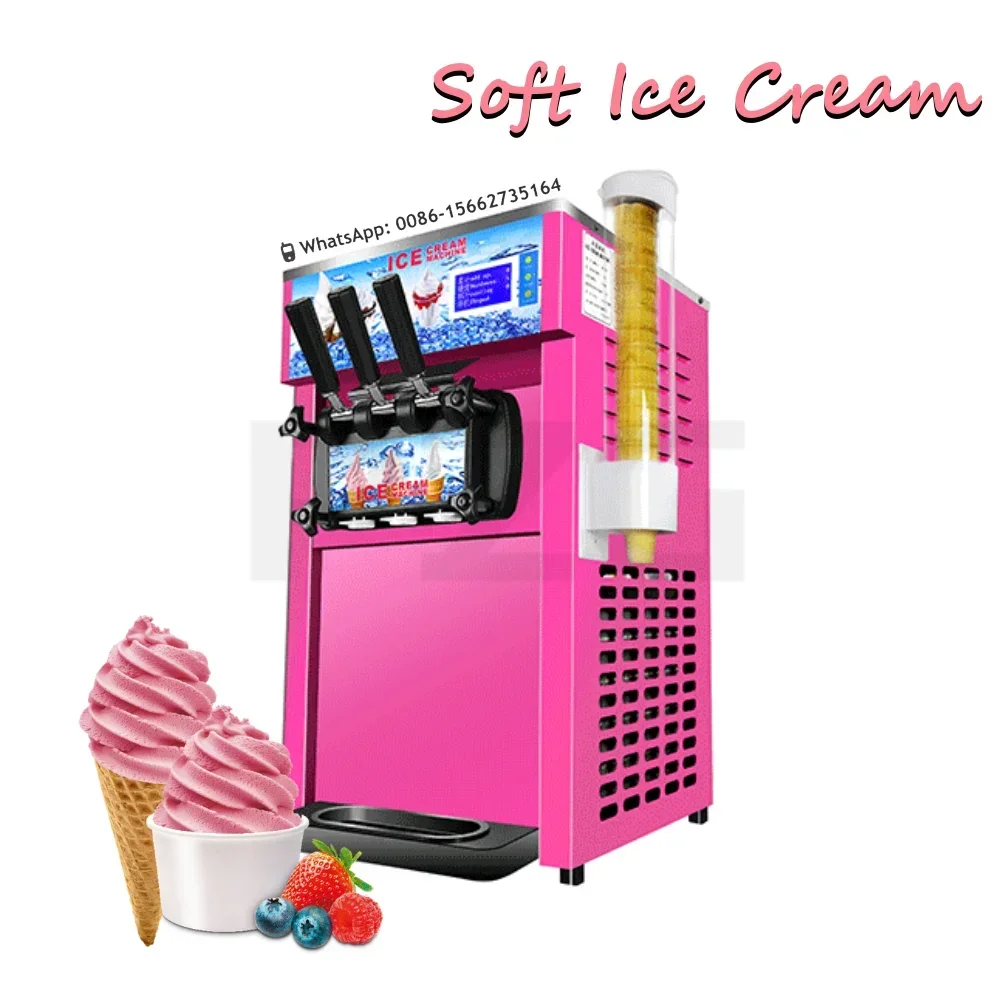 Commercial 18L Soft Serve Ice Cream Machine Frozen Yogurt Ice Cream Maker With 2+1 Flavors
Commercial 18L Soft Serve Ice Cream Machine Frozen Yogurt Ice Cream Maker With 2+1 Flavors