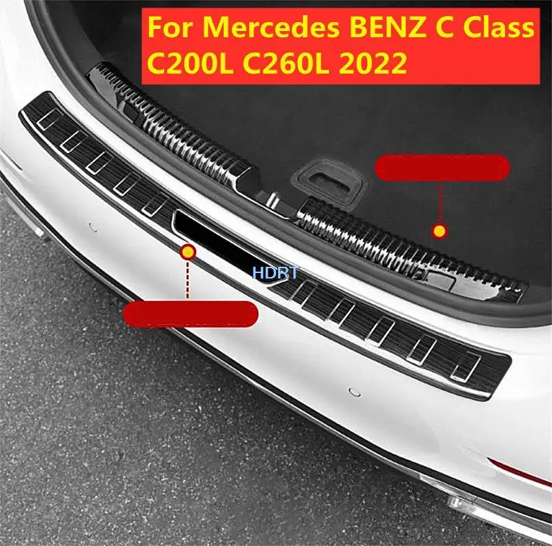 Car Styling For Mercedes BENZ C Class C200L C260L 2022 Accessories Stickers Covers Rear Trunk Bumper Protector Decoration Panel
Car Styling For Mercedes BENZ C Class C200L C260L 2022 Accessories Stickers Covers Rear Trunk Bumper Protector Decoration Panel
